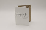 Parenting is No Joke Greeting Card