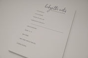 Babysitter Notepad