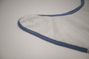 Scarf Bib Set - Vintage Airplane / Dusty Blue