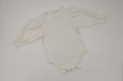 Ribbed Baby Bodysuit - Ecru