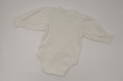 Ribbed Baby Bodysuit - Ecru
