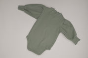 Ribbed Baby Bodysuit - Sage