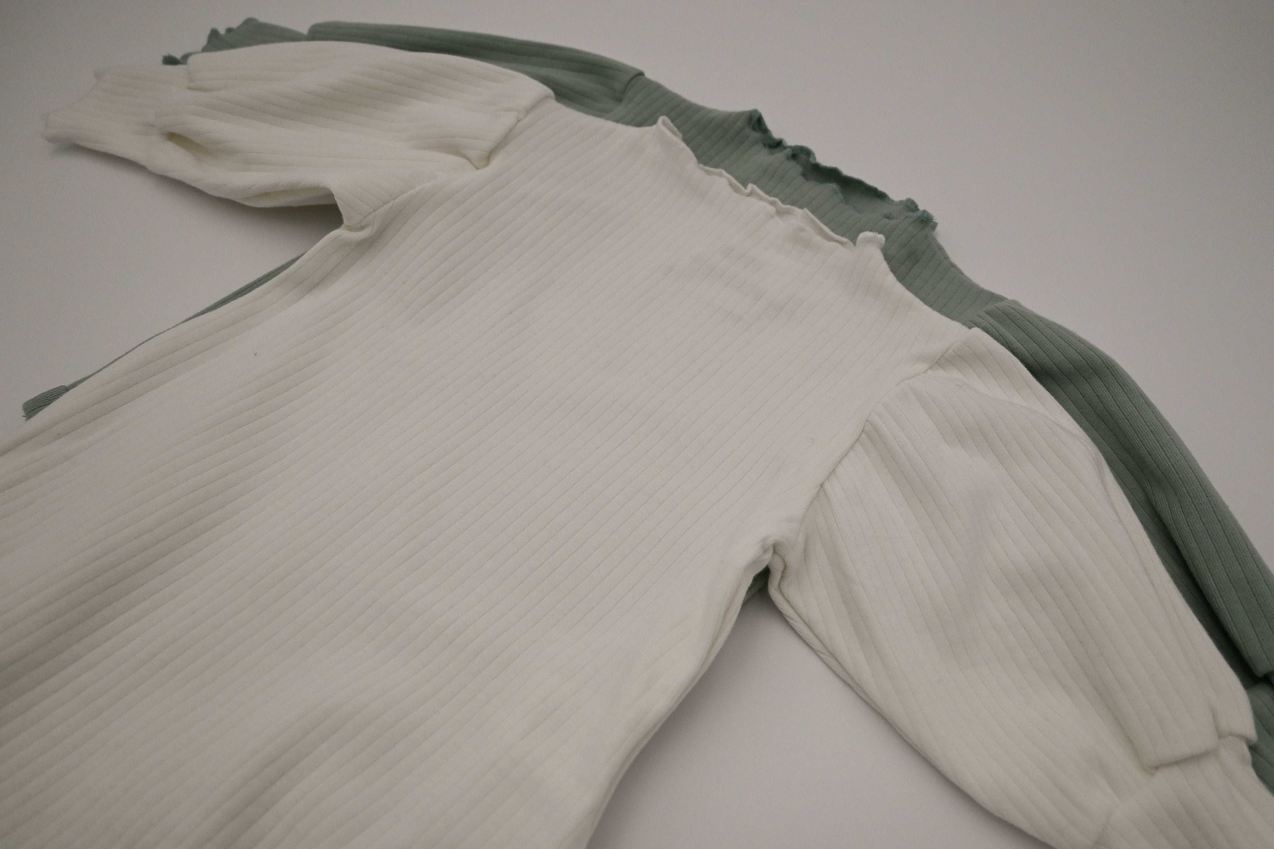 Ribbed Baby Bodysuit - Ecru