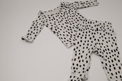 Two-Piece Polka Dot Pajama Set