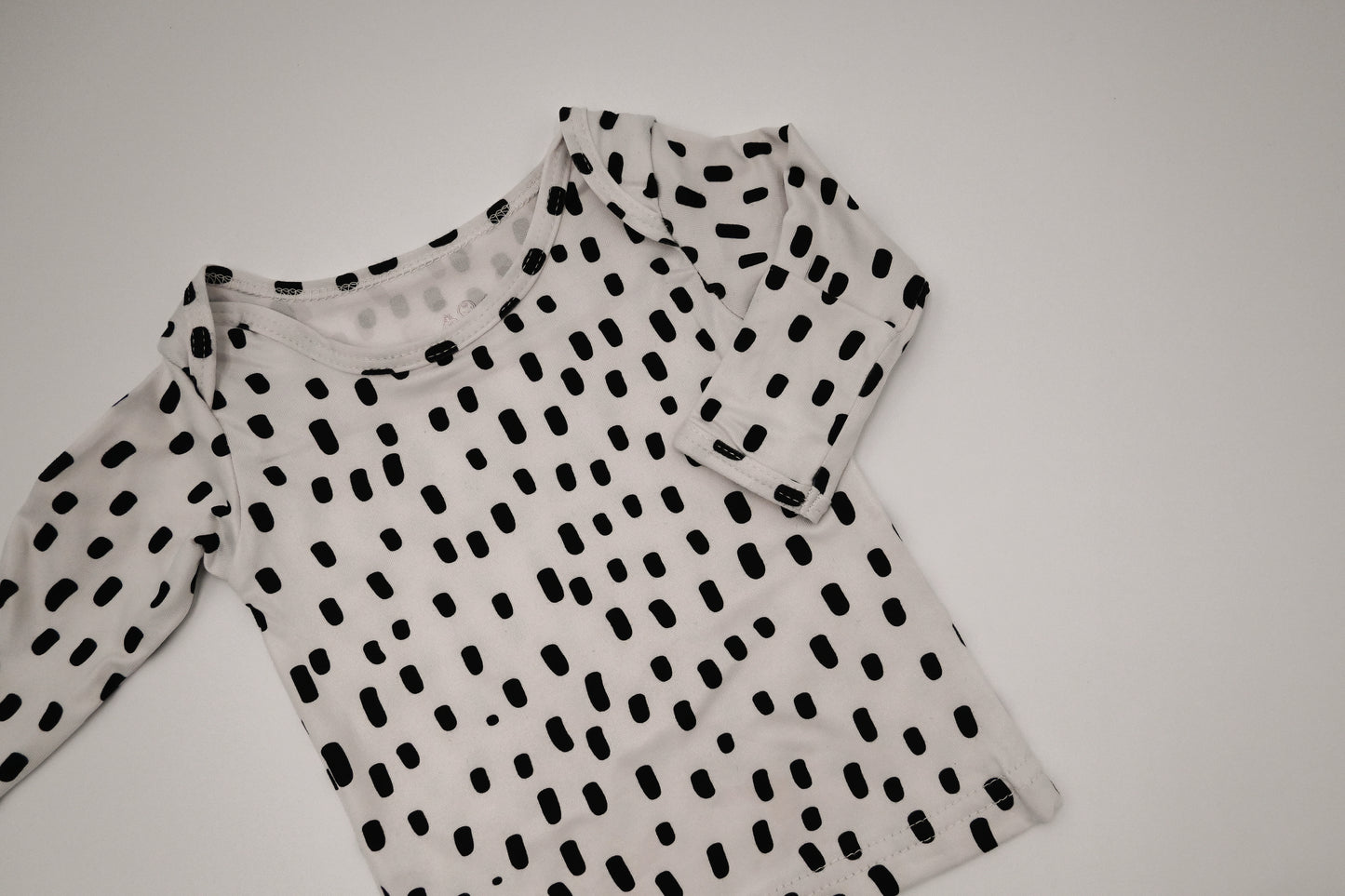 Two-Piece Polka Dot Pajama Set