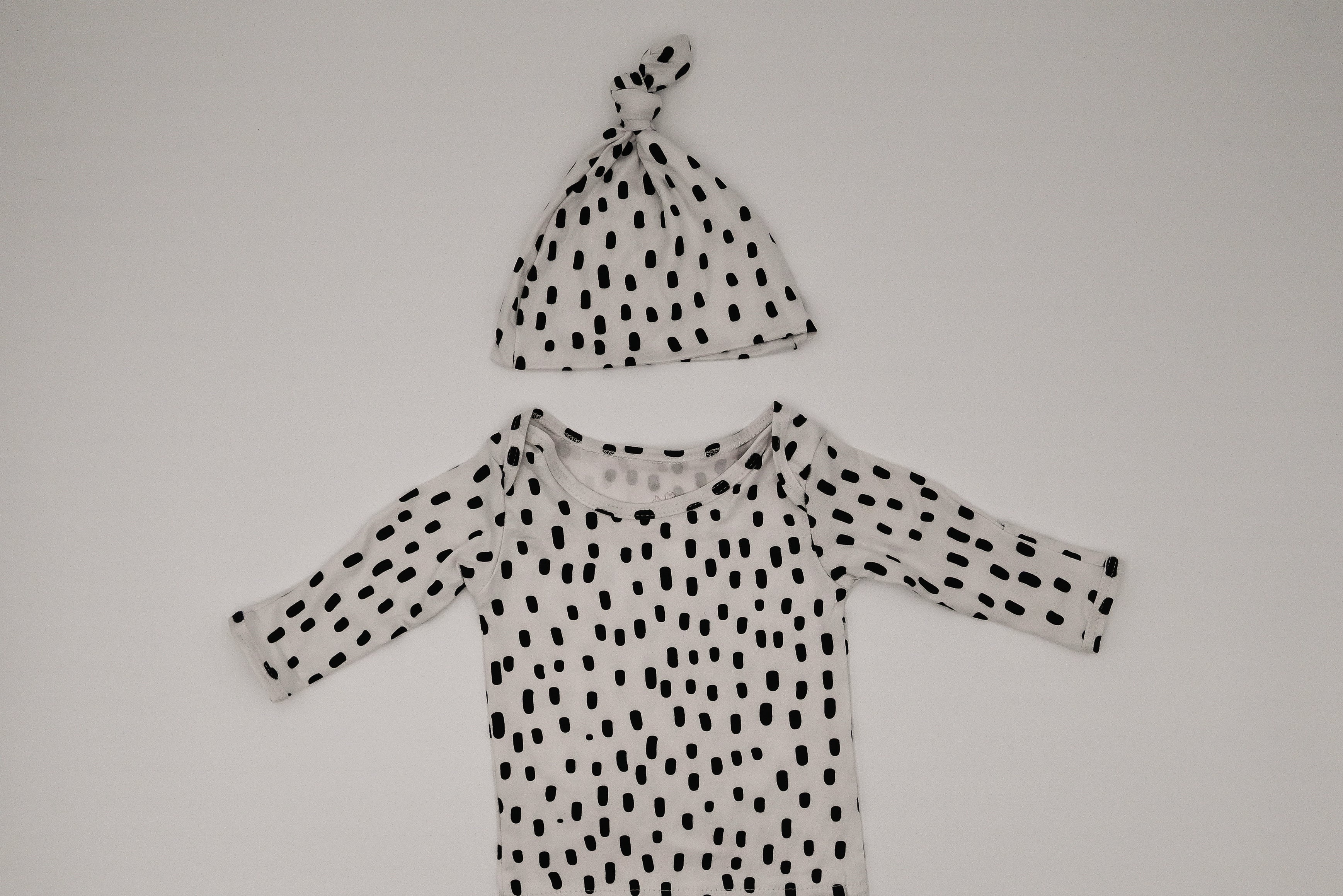 Two-Piece Polka Dot Pajama Set