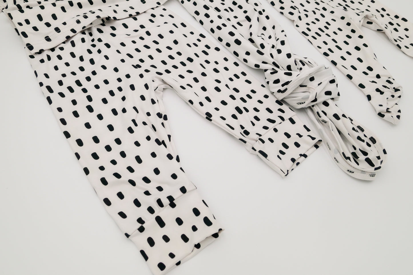 Two-Piece Polka Dot Pajama Set