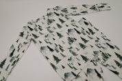 Two-Piece Pajama Set - Forest Trees