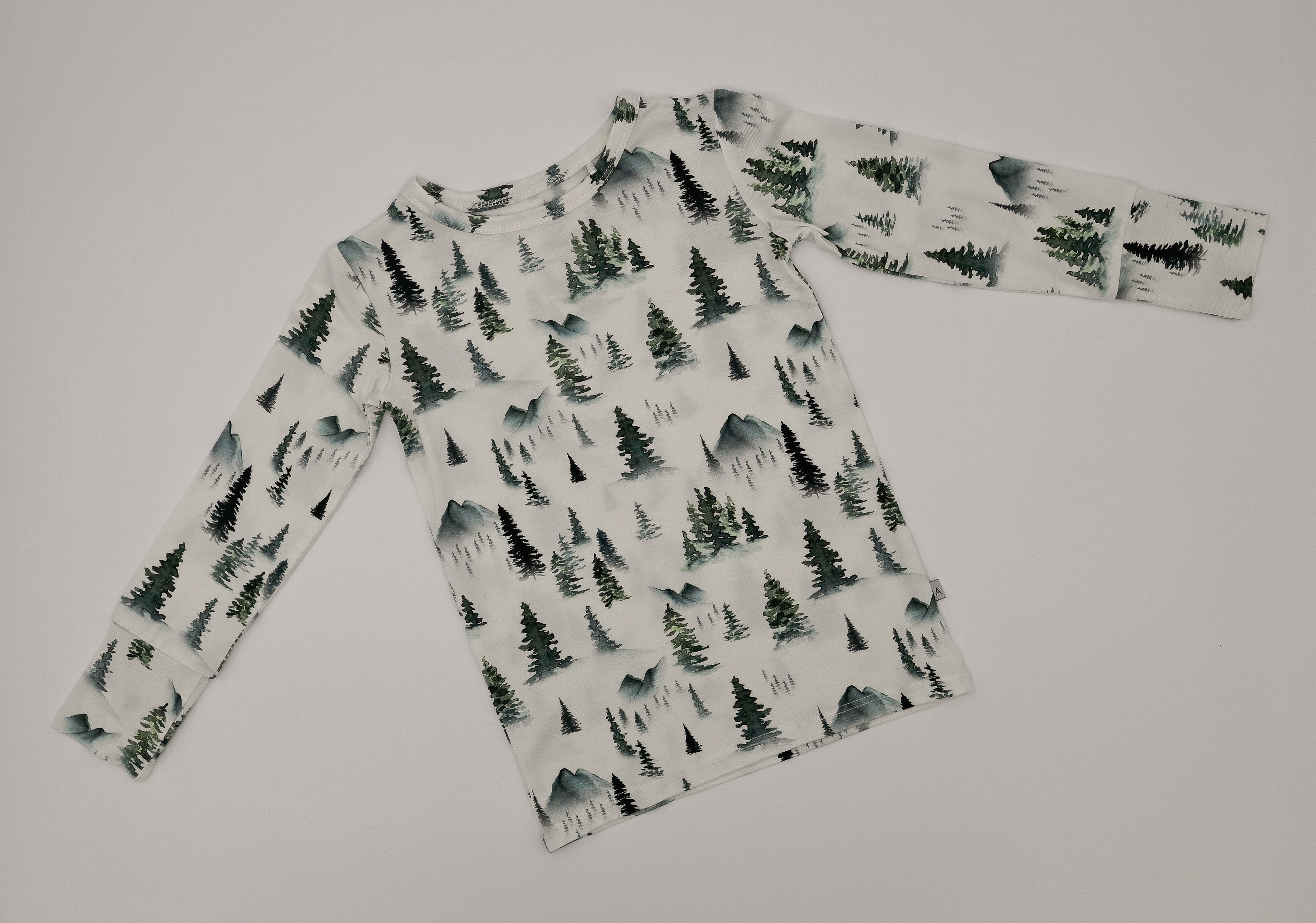 Two-Piece Pajama Set - Forest Trees