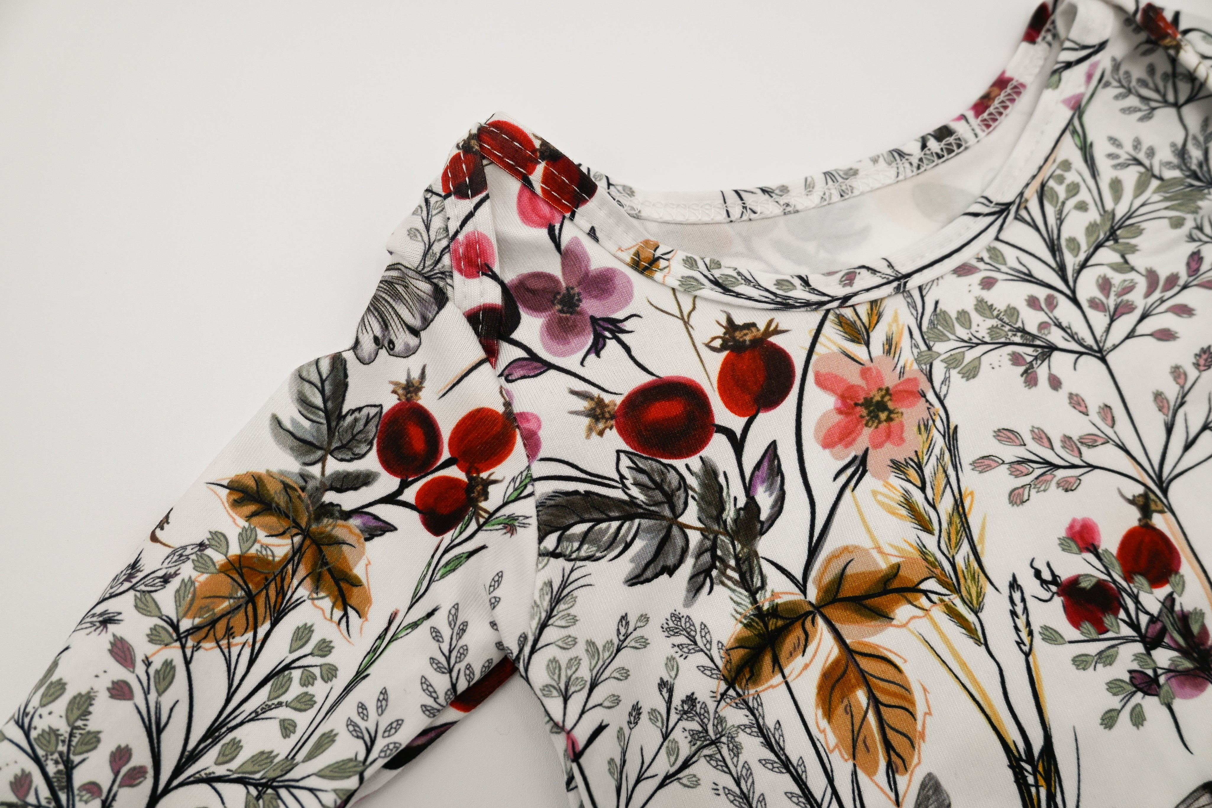 Two-Piece Floral Pajama Set