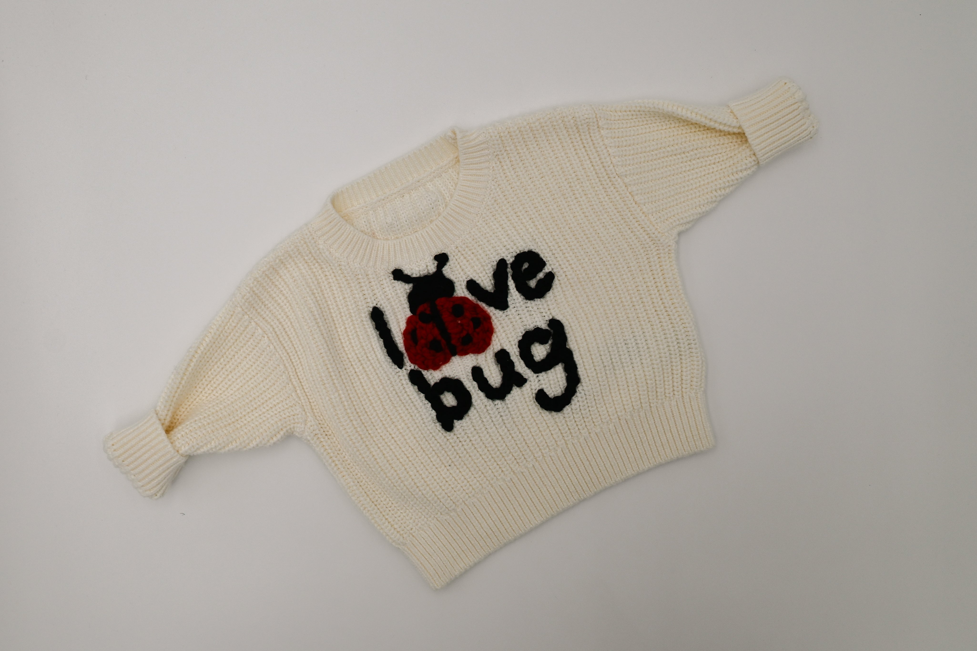 "Love Bug" Embroidered Sweater
