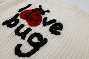"Love Bug" Embroidered Sweater