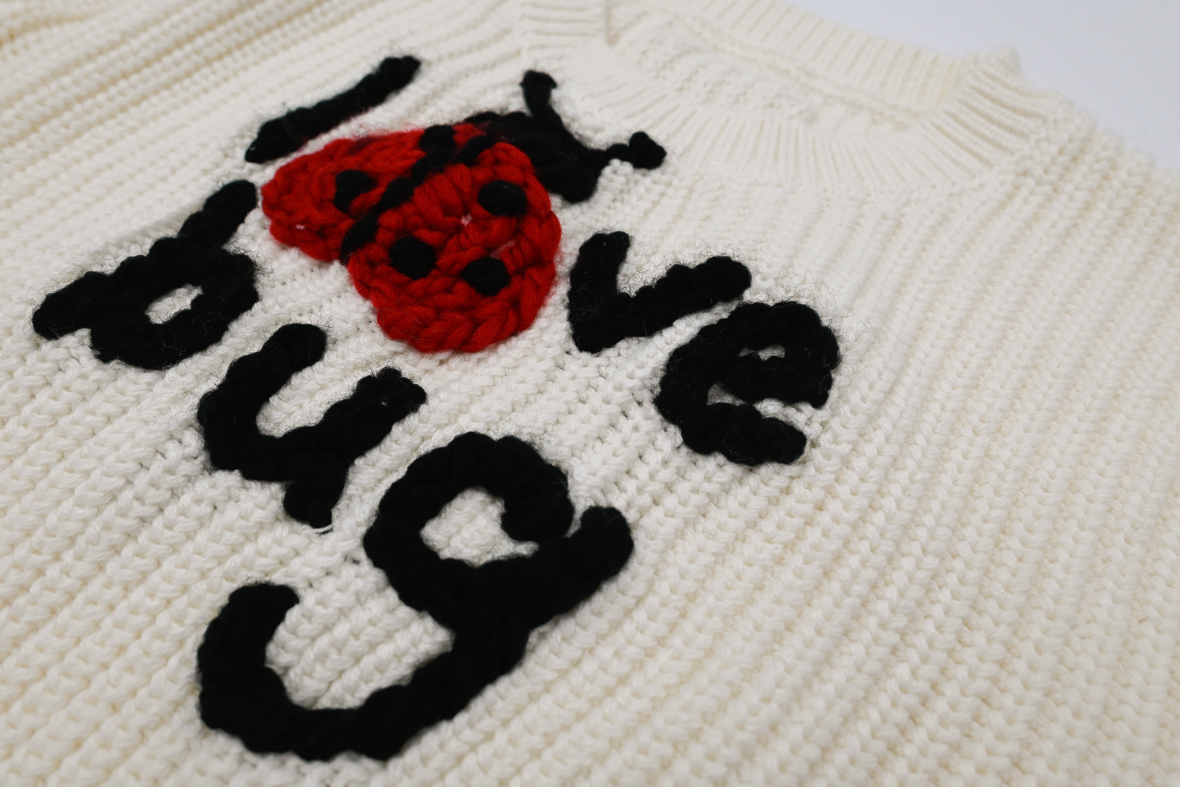"Love Bug" Embroidered Sweater