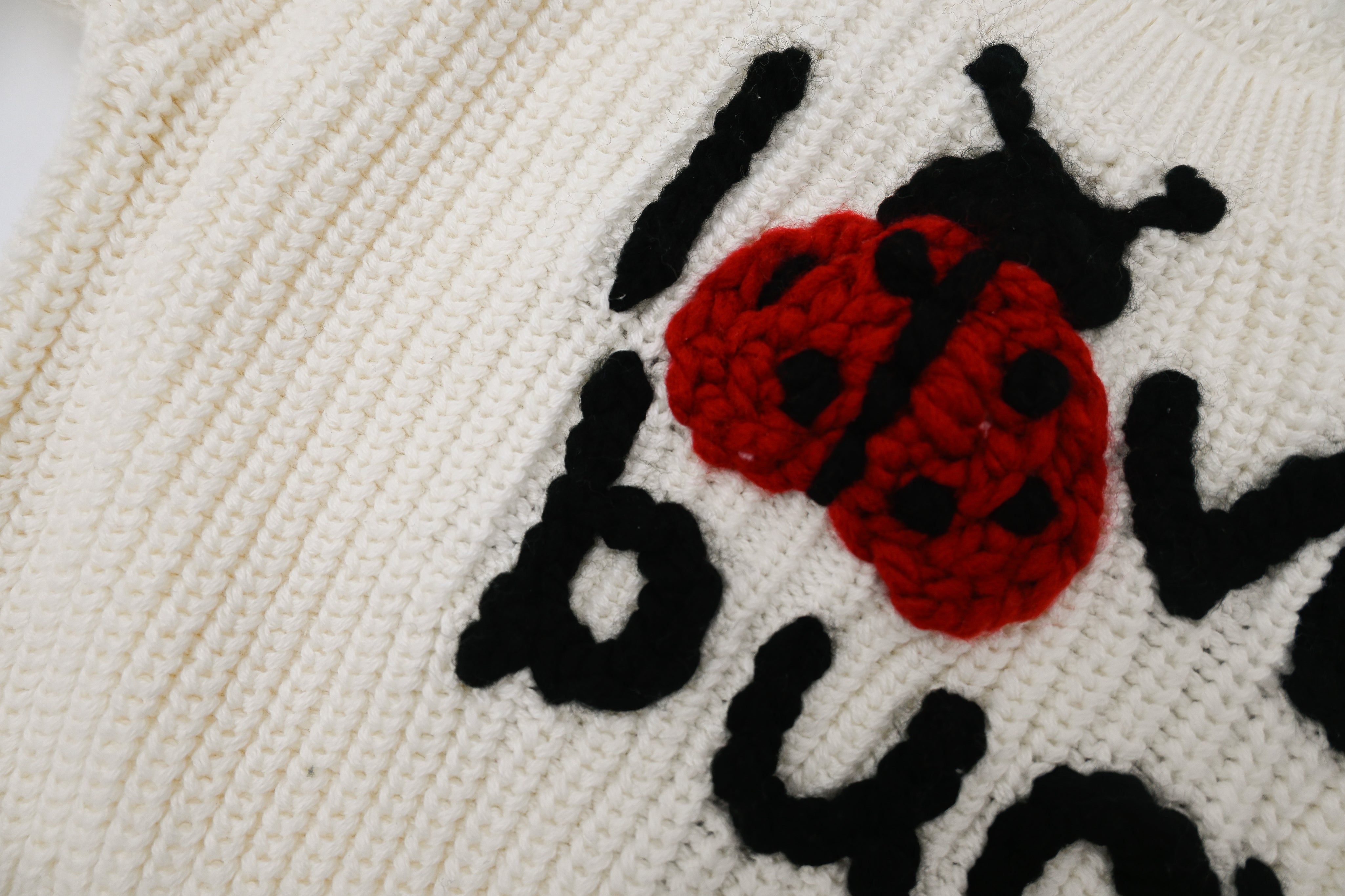 "Love Bug" Embroidered Sweater