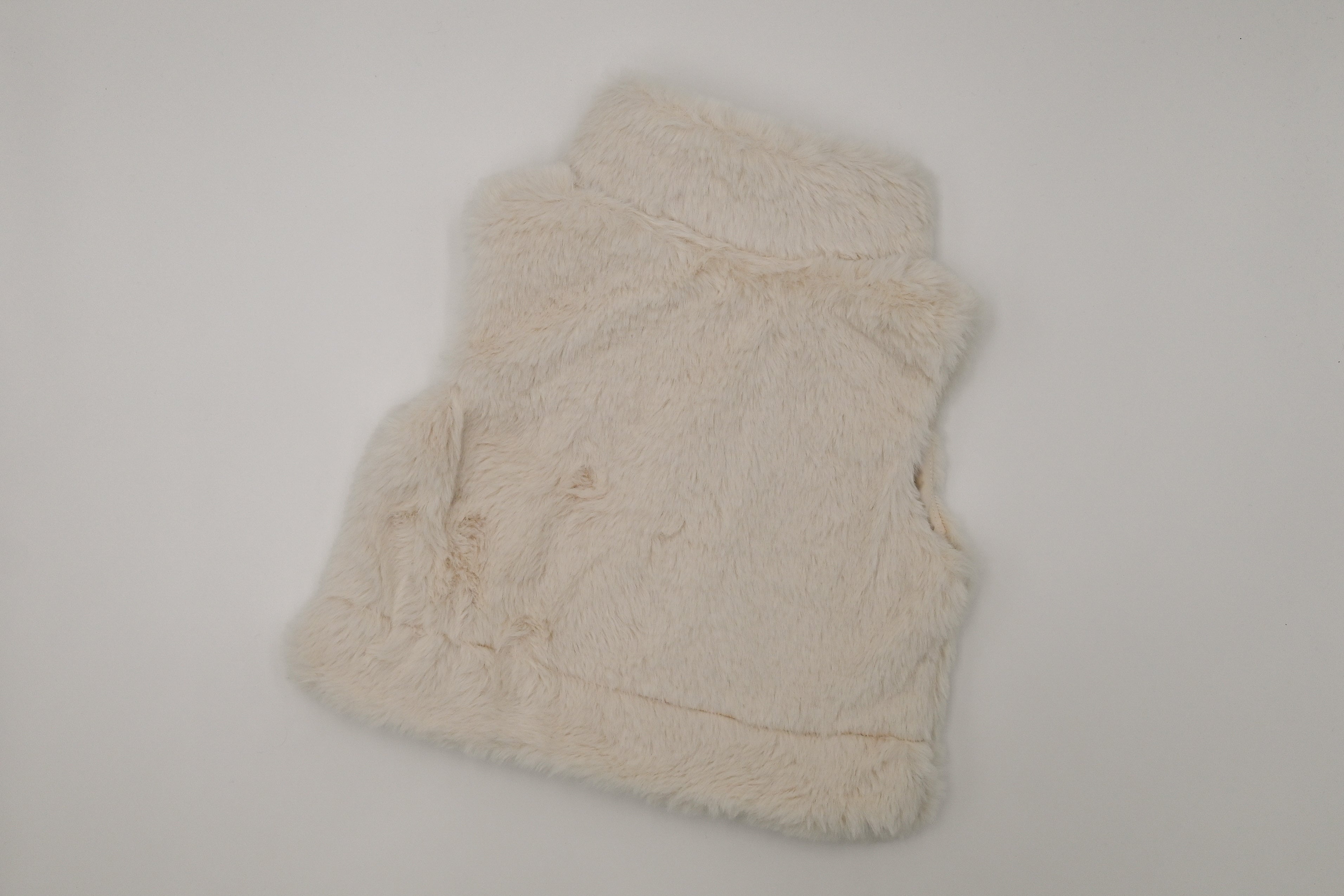 Fur Vest - Cream