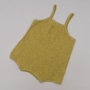 Baby Waffle Romper - Banana