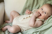 Gingham Romper - Oat