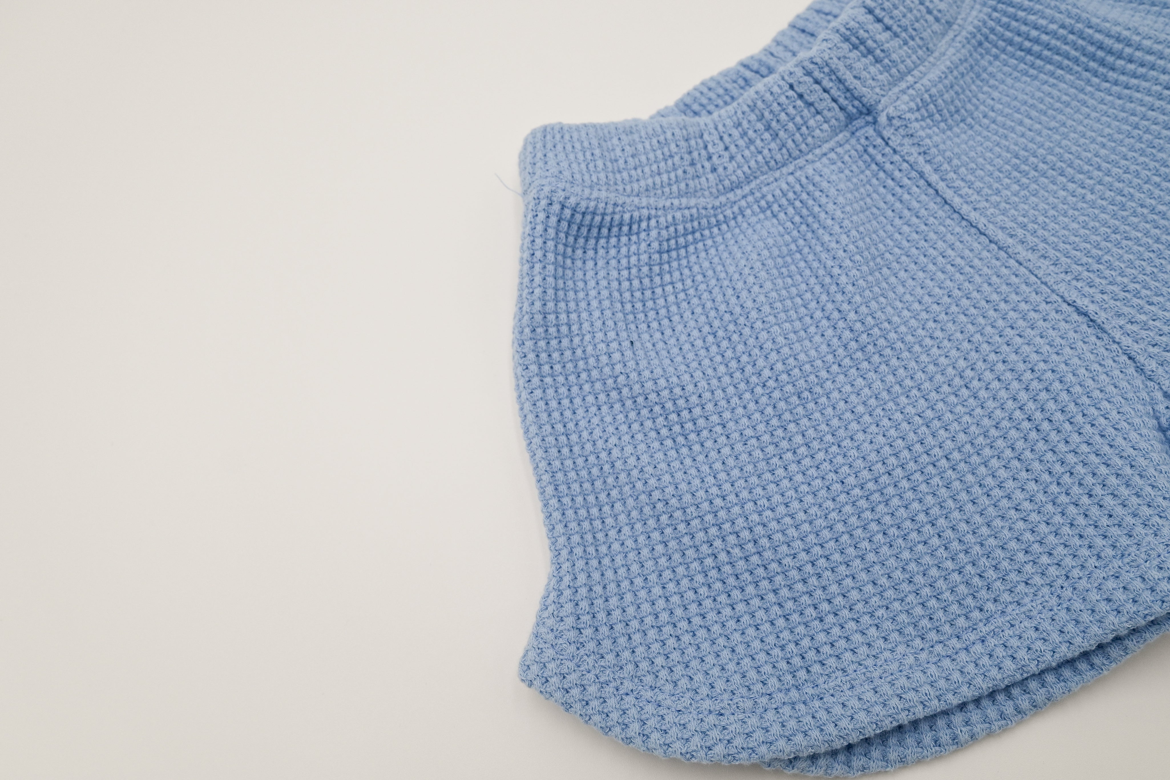 Toddler Long Sleeve Waffle Set - Sky Blue