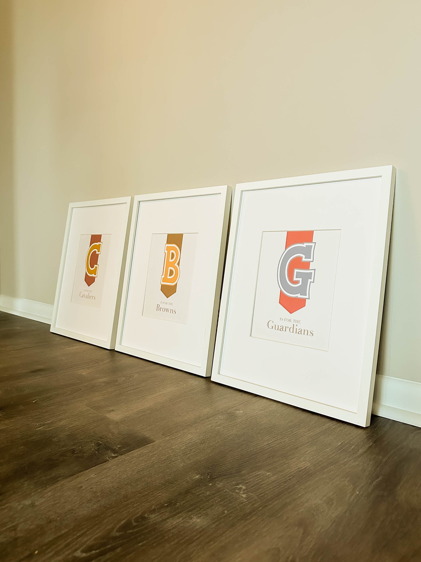 Cleveland Sports Print Trio