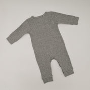 Ribbed Playsuit - Gray