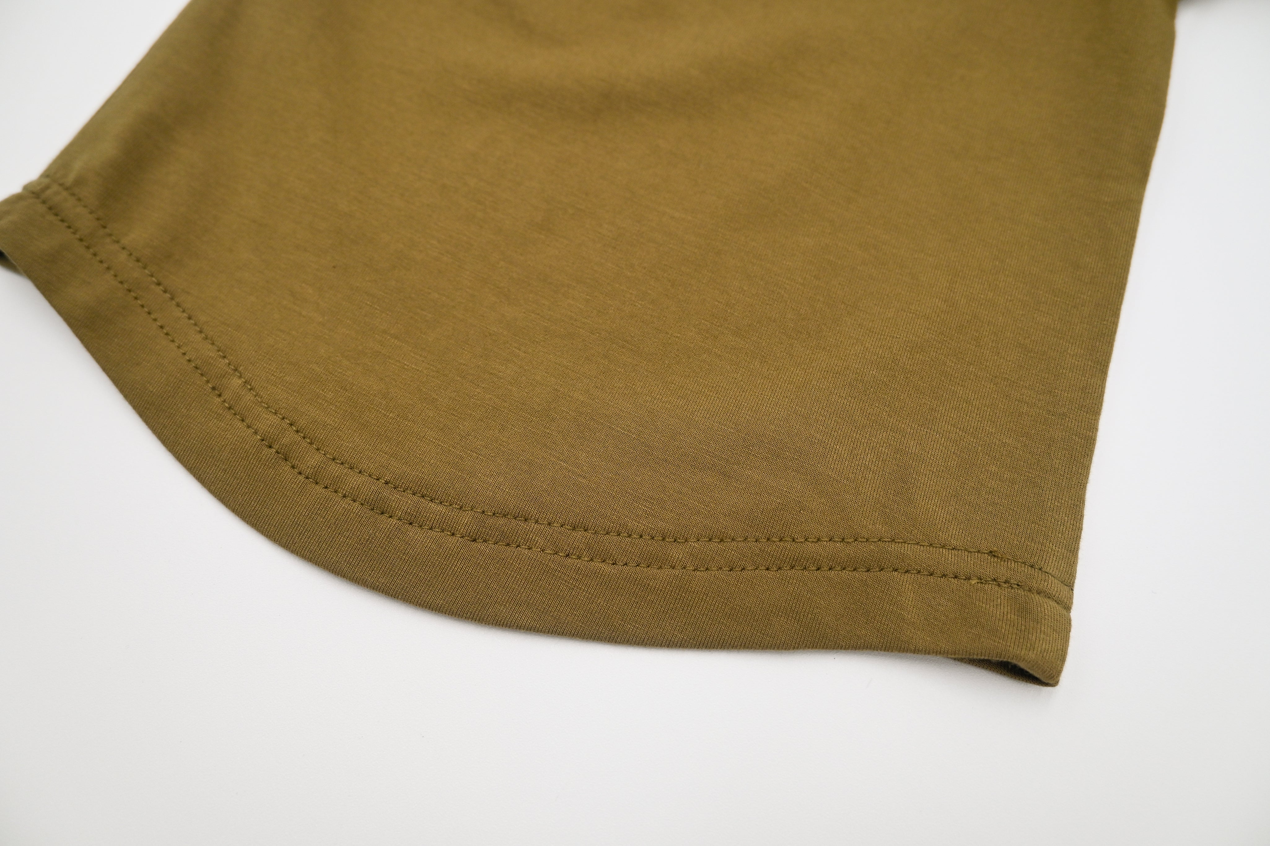 Long-Sleeve Bamboo Pocket Tee - Olive