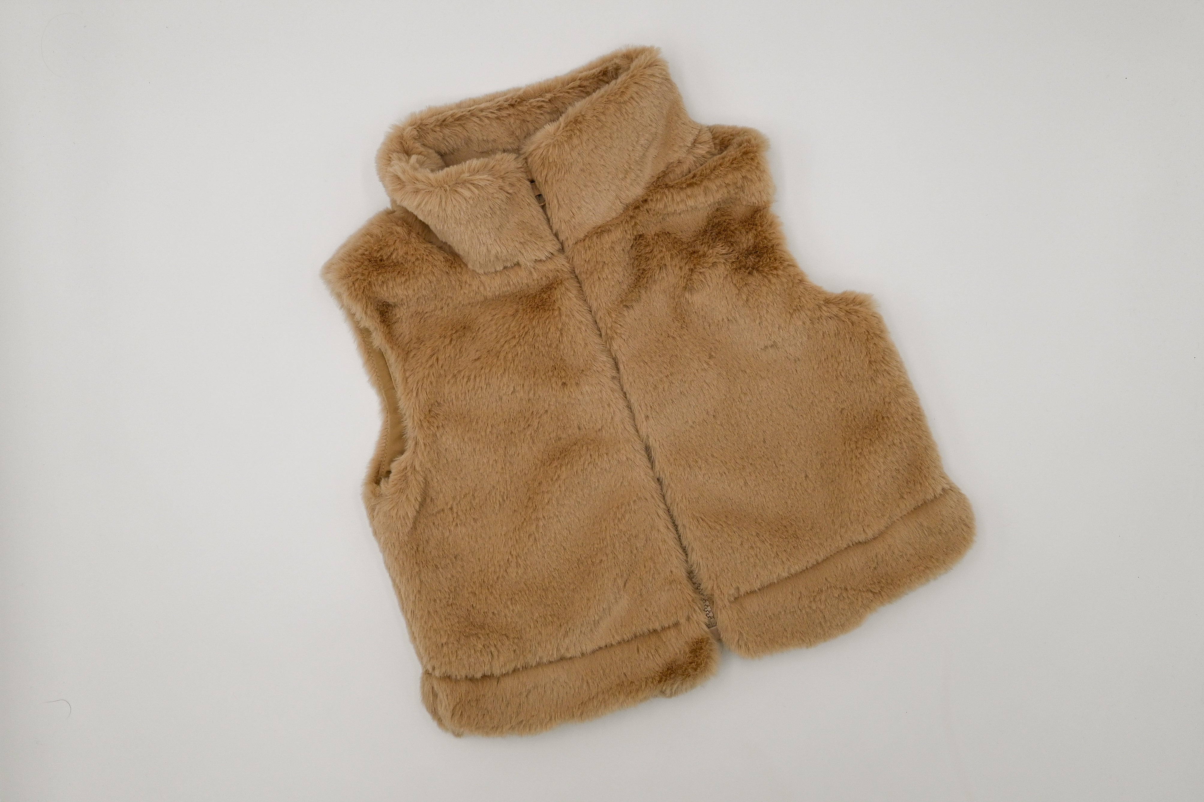 Fur Vest - Tan