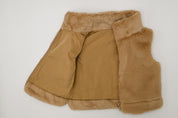 Fur Vest - Tan