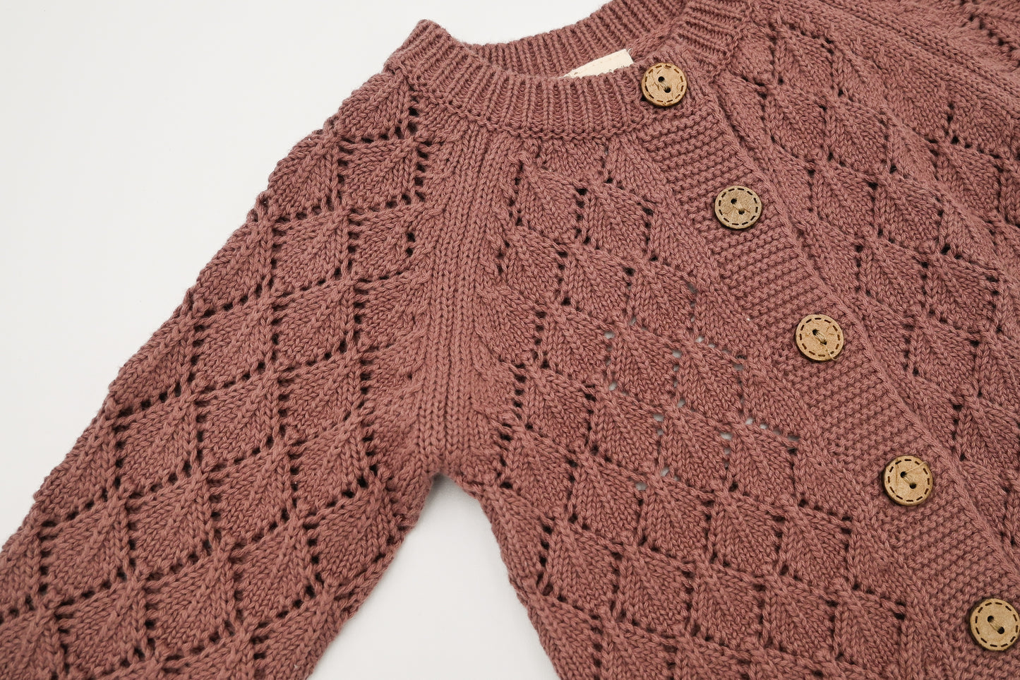 Annie Knit Cardigan - Plum