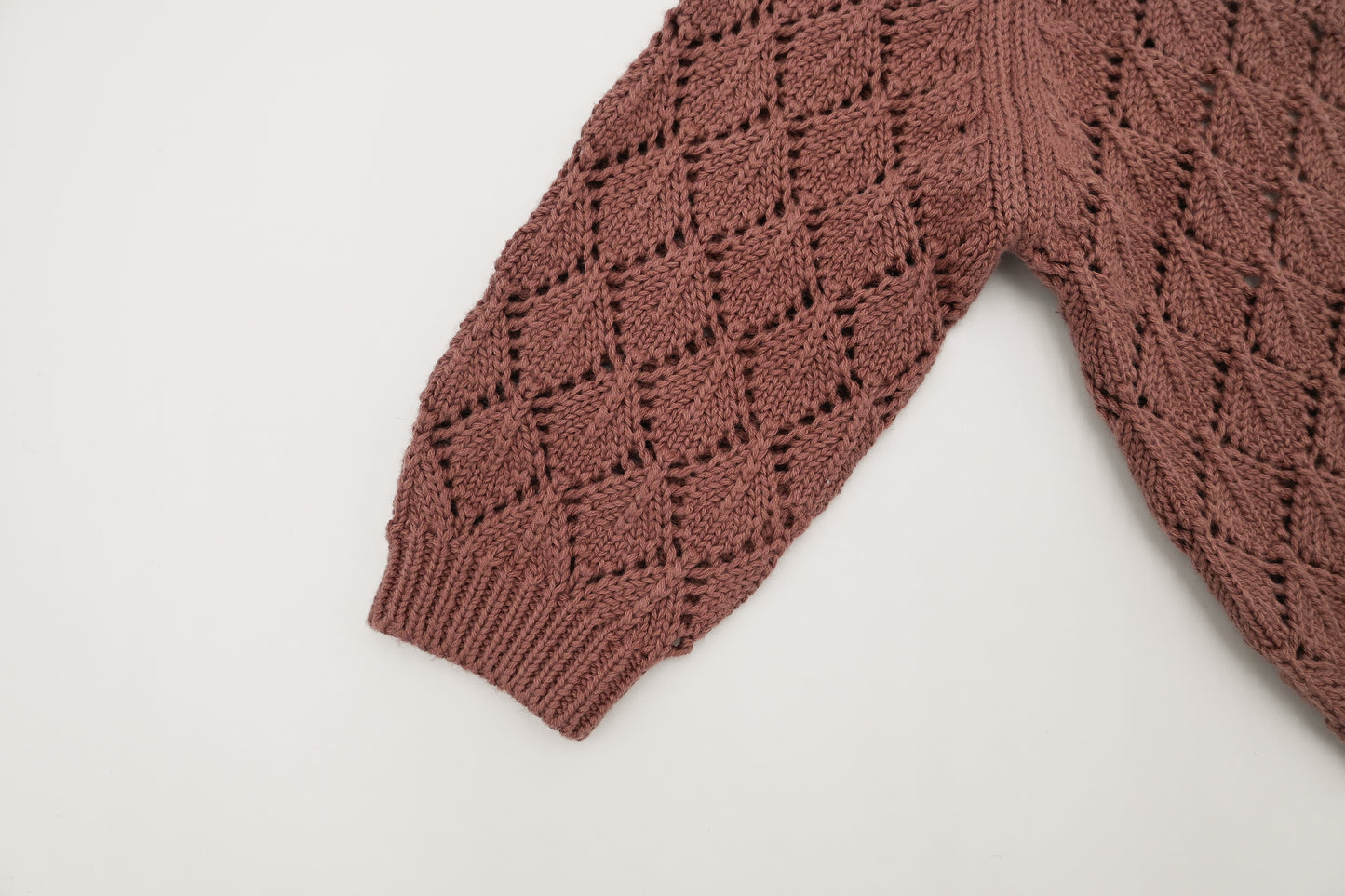 Annie Knit Cardigan - Plum