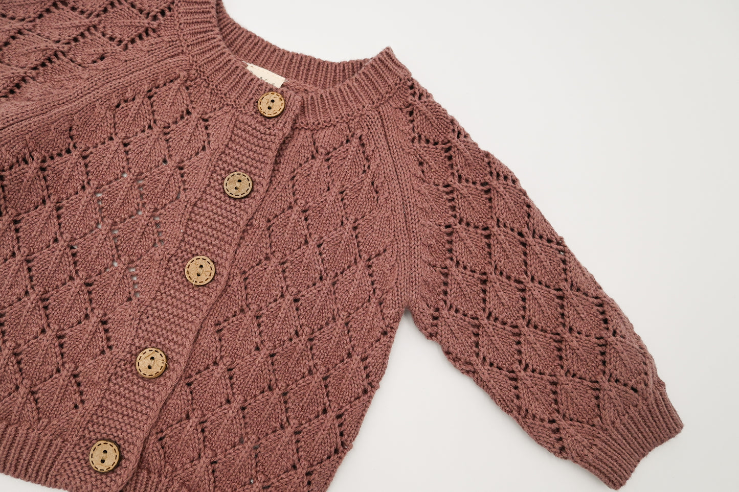 Annie Knit Cardigan - Plum