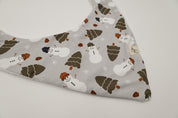 Holiday Snowman Baby Bib