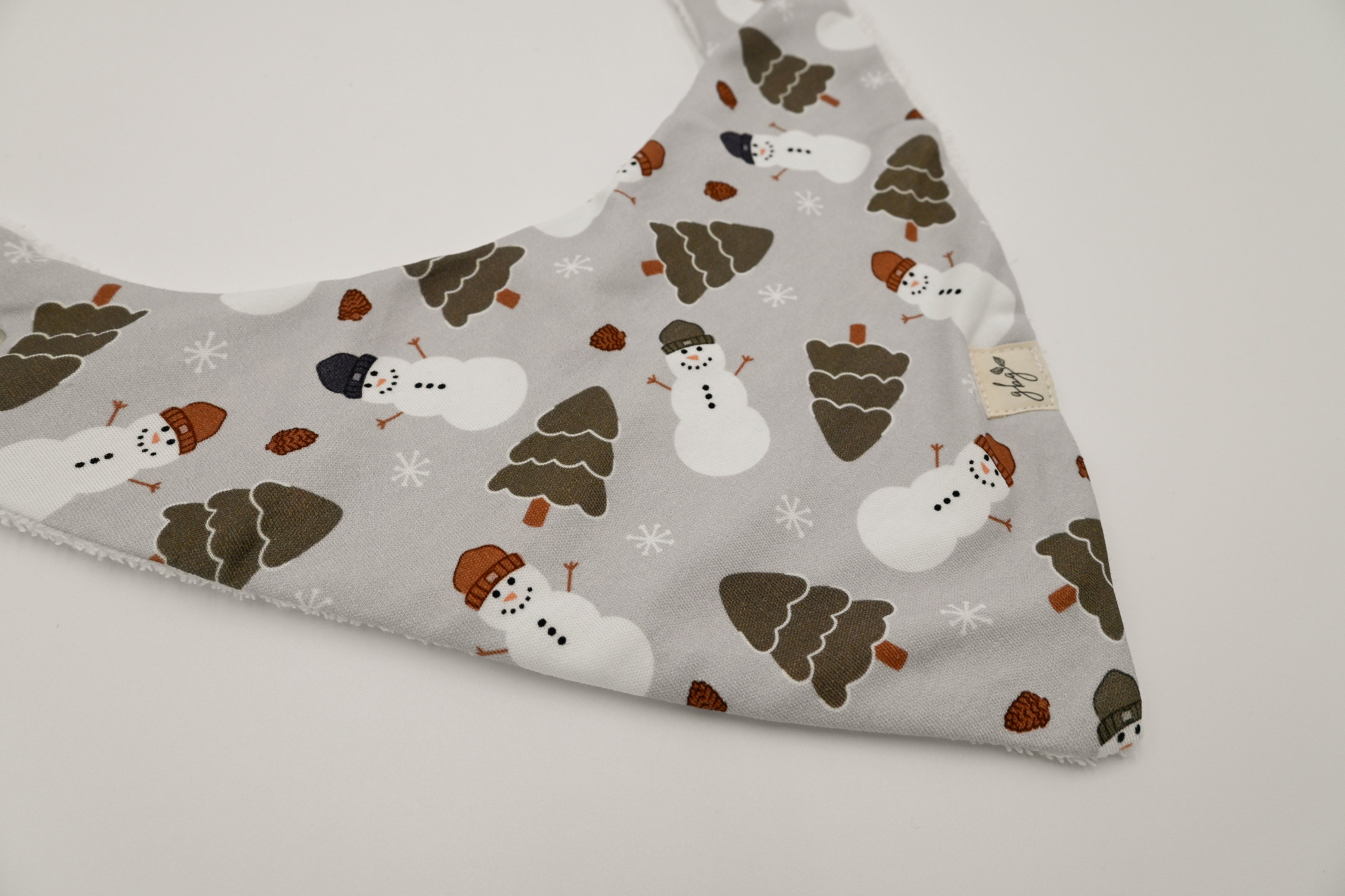 Holiday Snowman Baby Bib