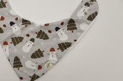 Holiday Snowman Baby Bib
