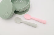 Training Spoon Set - Cotton Candy + Grey
