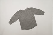 Long-Sleeve Bamboo Pocket Tee - Snack Heart