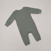 Ribbed Playsuit - Robins Egg