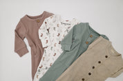 Ribbed Playsuit - Robins Egg