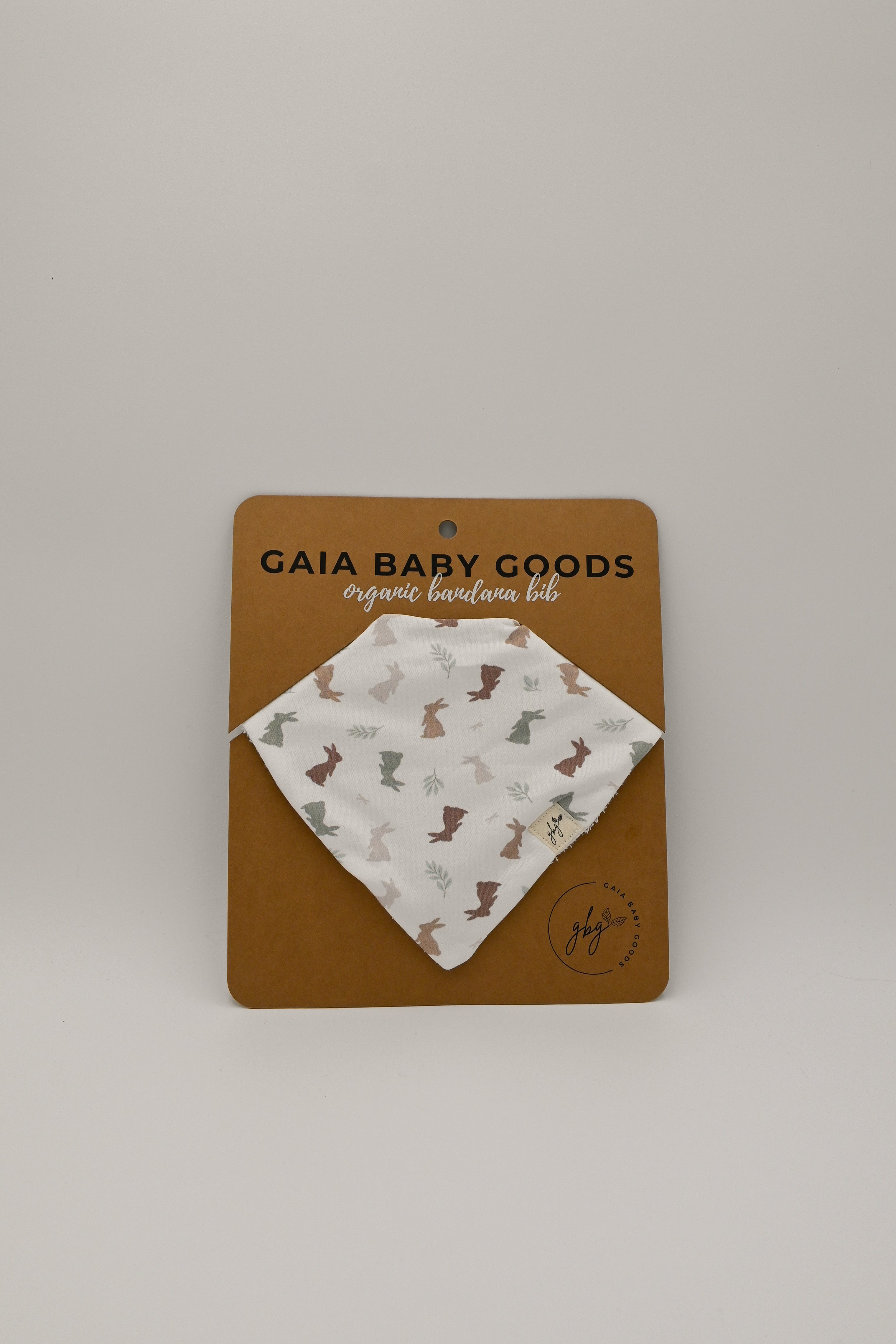 Organic Bunny Baby Bib