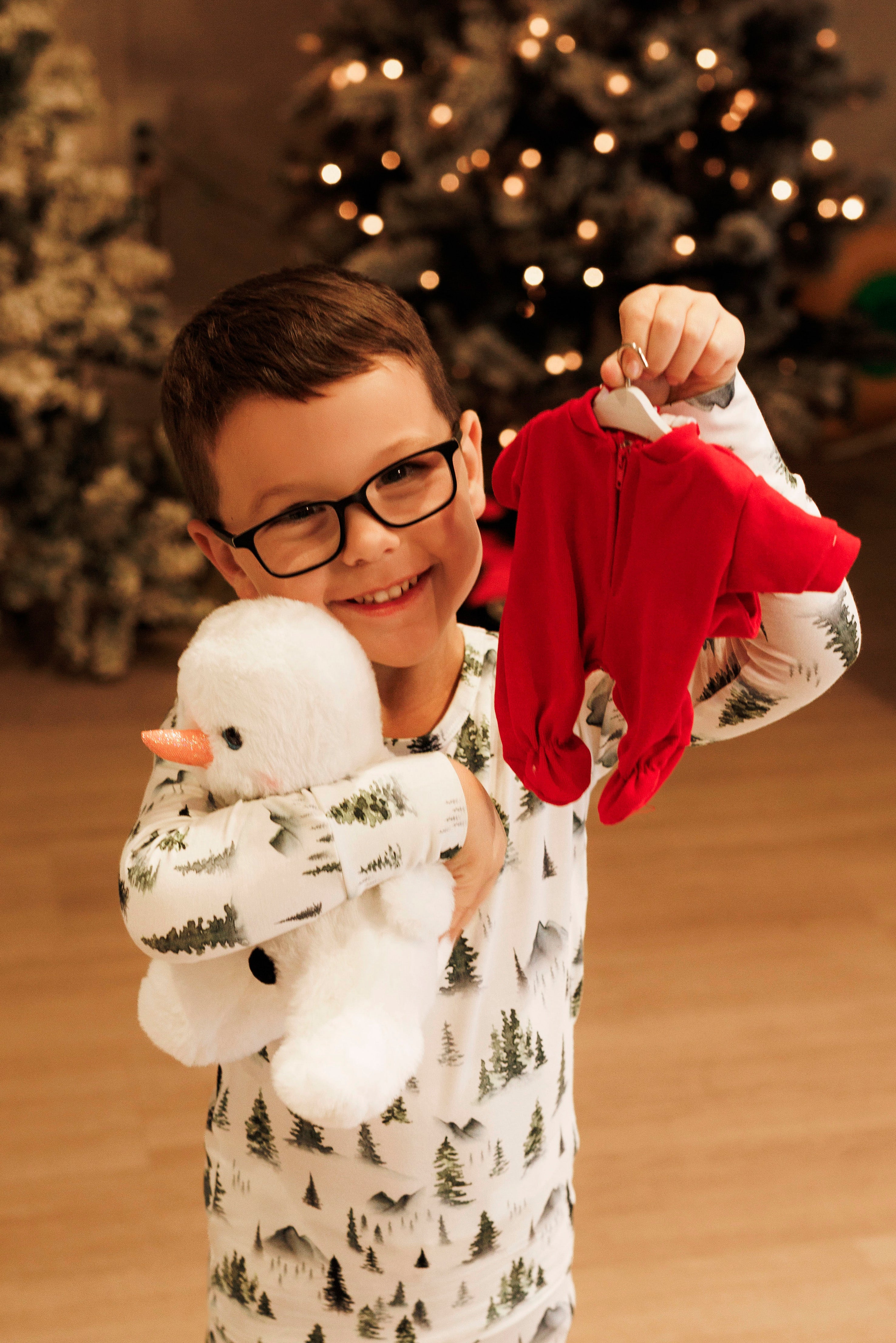 Two-Piece Pajama Set - Forest Trees