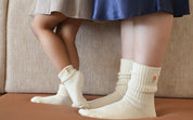Flower Power Adult Socks - Hand Embroidered by Wildflower Wurld