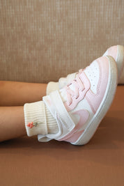 Flower Power Youth Socks - Hand Embroidered by Wildflower Wurld