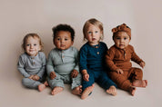 Ribbed Playsuit - Robins Egg