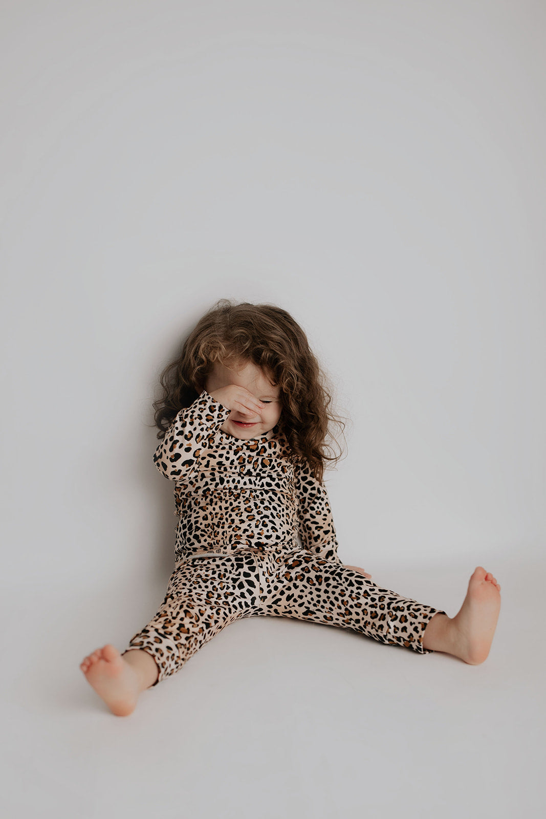 Two-Piece Leopard Pajama Set