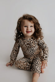 Two-Piece Leopard Pajama Set