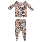 Two-Piece Leopard Pajama Set