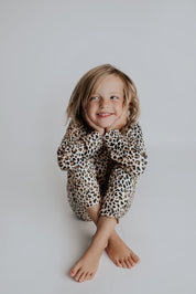 Two-Piece Leopard Pajama Set