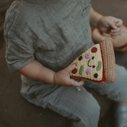 Crochet Pizza Rattle